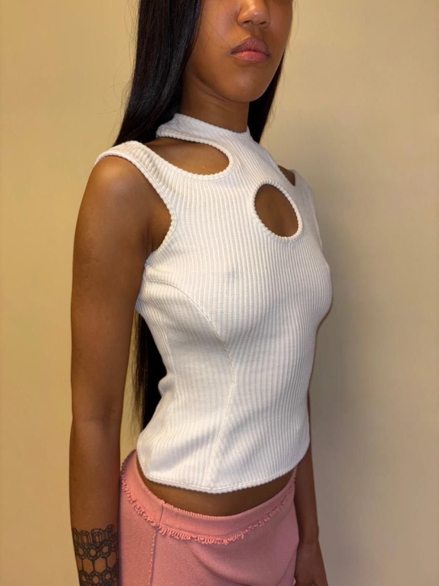 80s Thierry Mugler Cutout Top product image