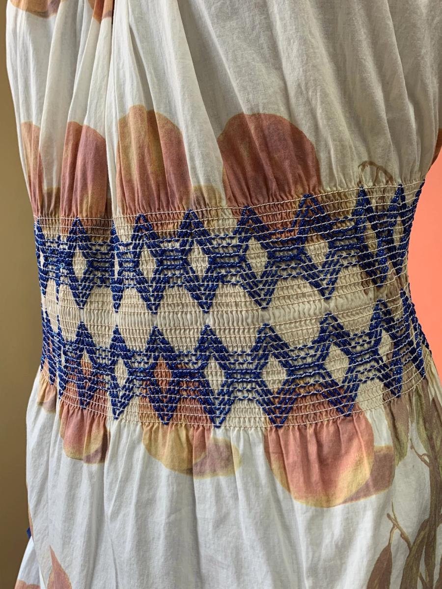 Vivienne Westwood S/S 1997 'Vive la Bagatelle' Smocked Peach Dress product image