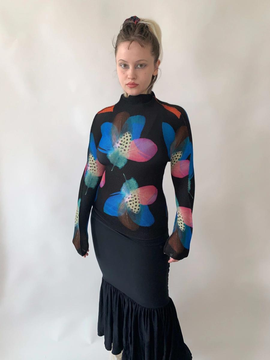 Issey Miyake Pleated Feather Shirt product image