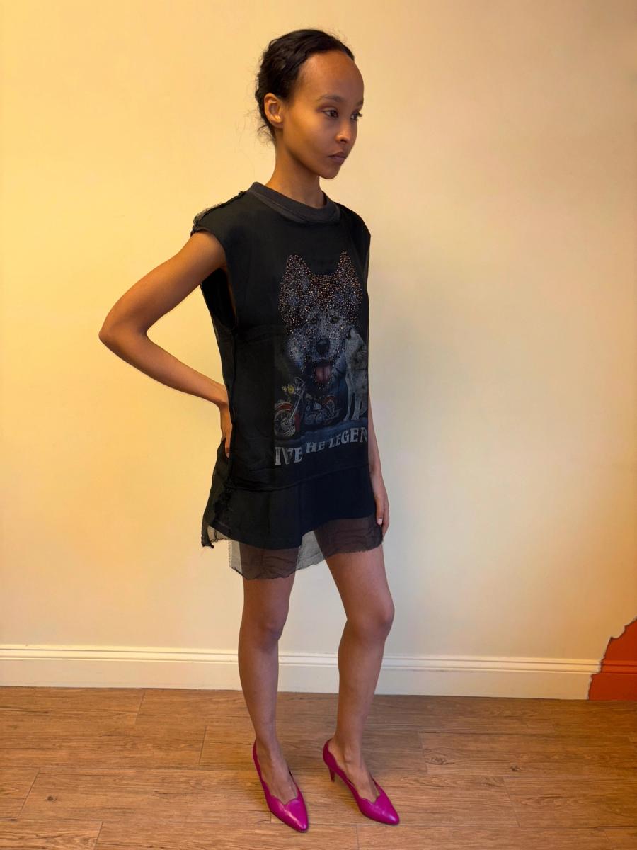 DryCleanOnly Beaded Wolf Dress product image