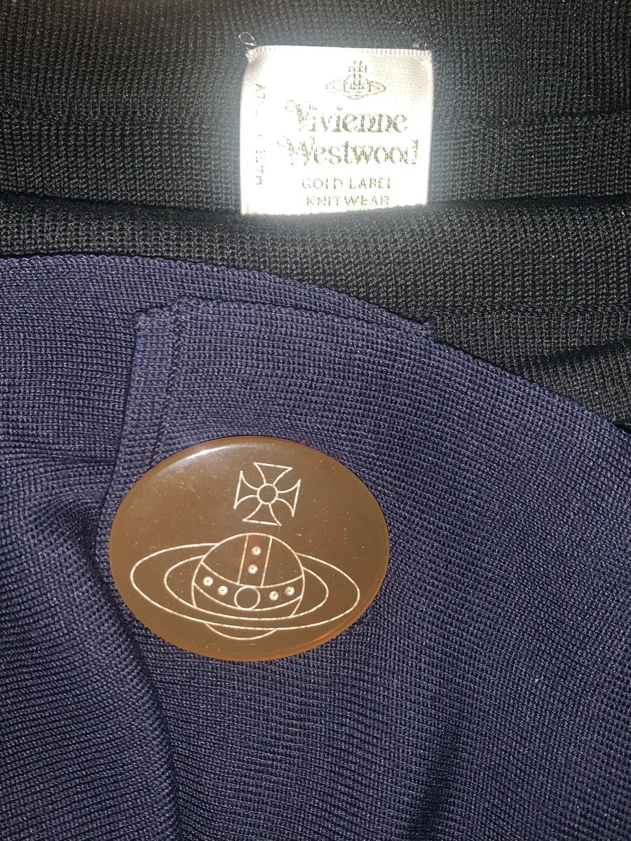 Vivienne Westwood Gold Label Button Knit Draped Mini product image