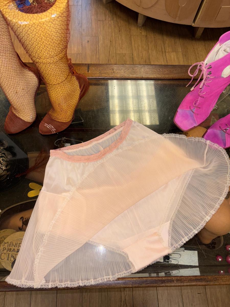 50s or 60s Nylon Knicker-Skirt Panties product image
