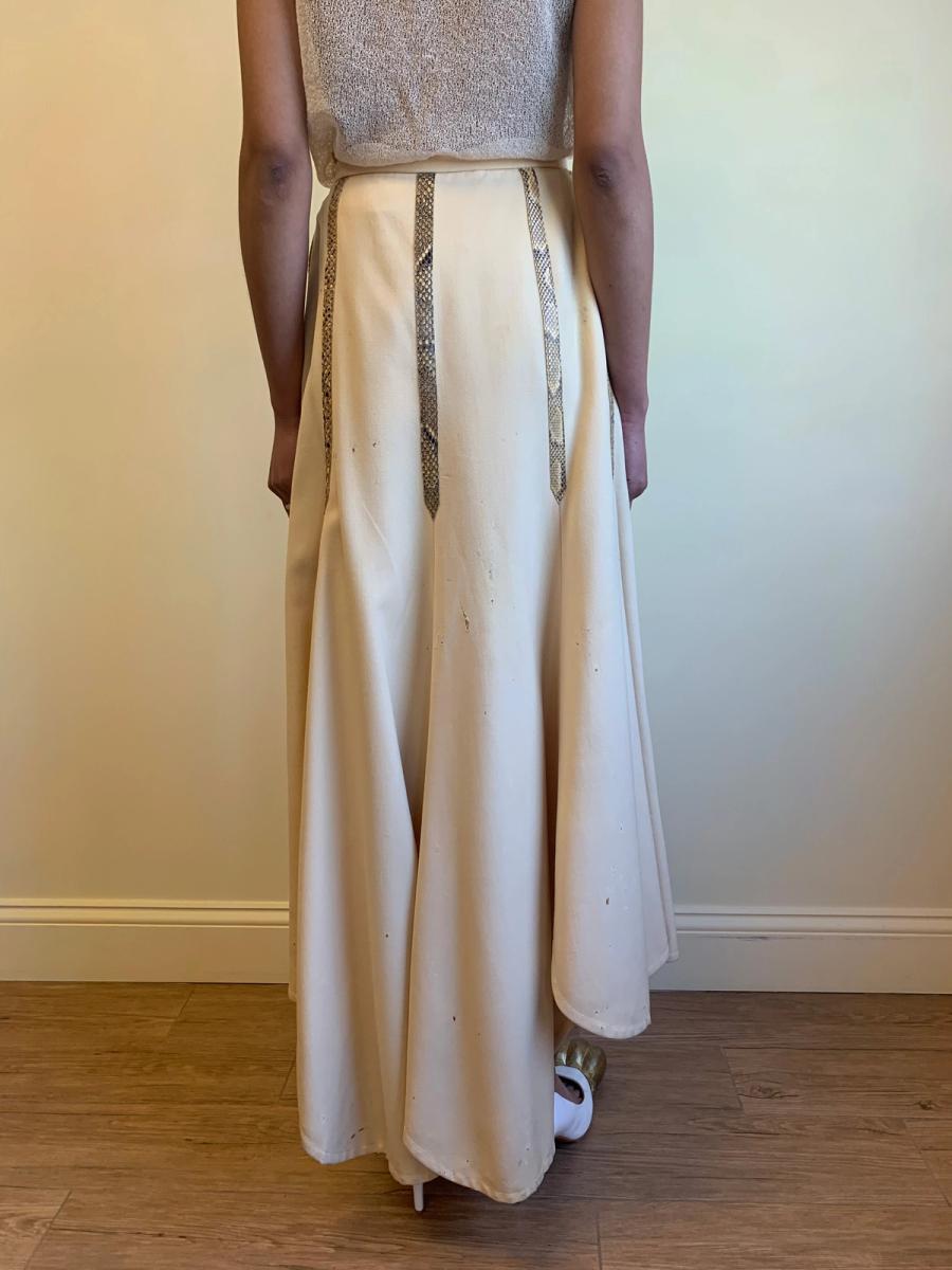 Bill Gibb Lizard Cutout Skirt product image