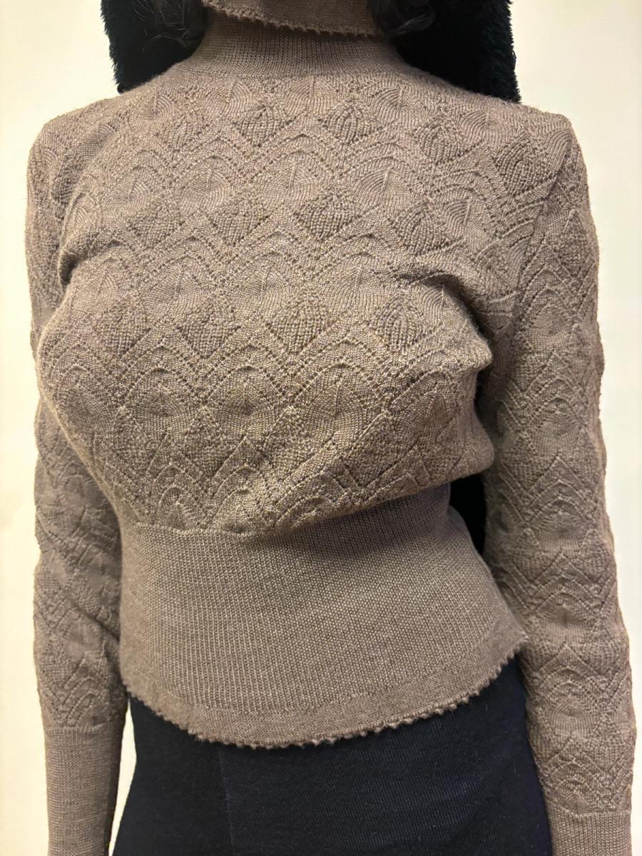 Vivienne Westwood 90s Pointelle Mockneck Knit product image