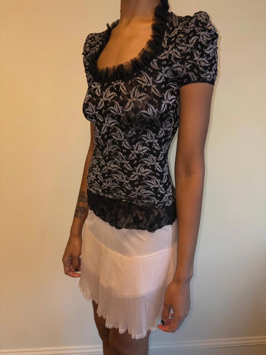 90s Vivienne Westwood Lace Stretch Top product image