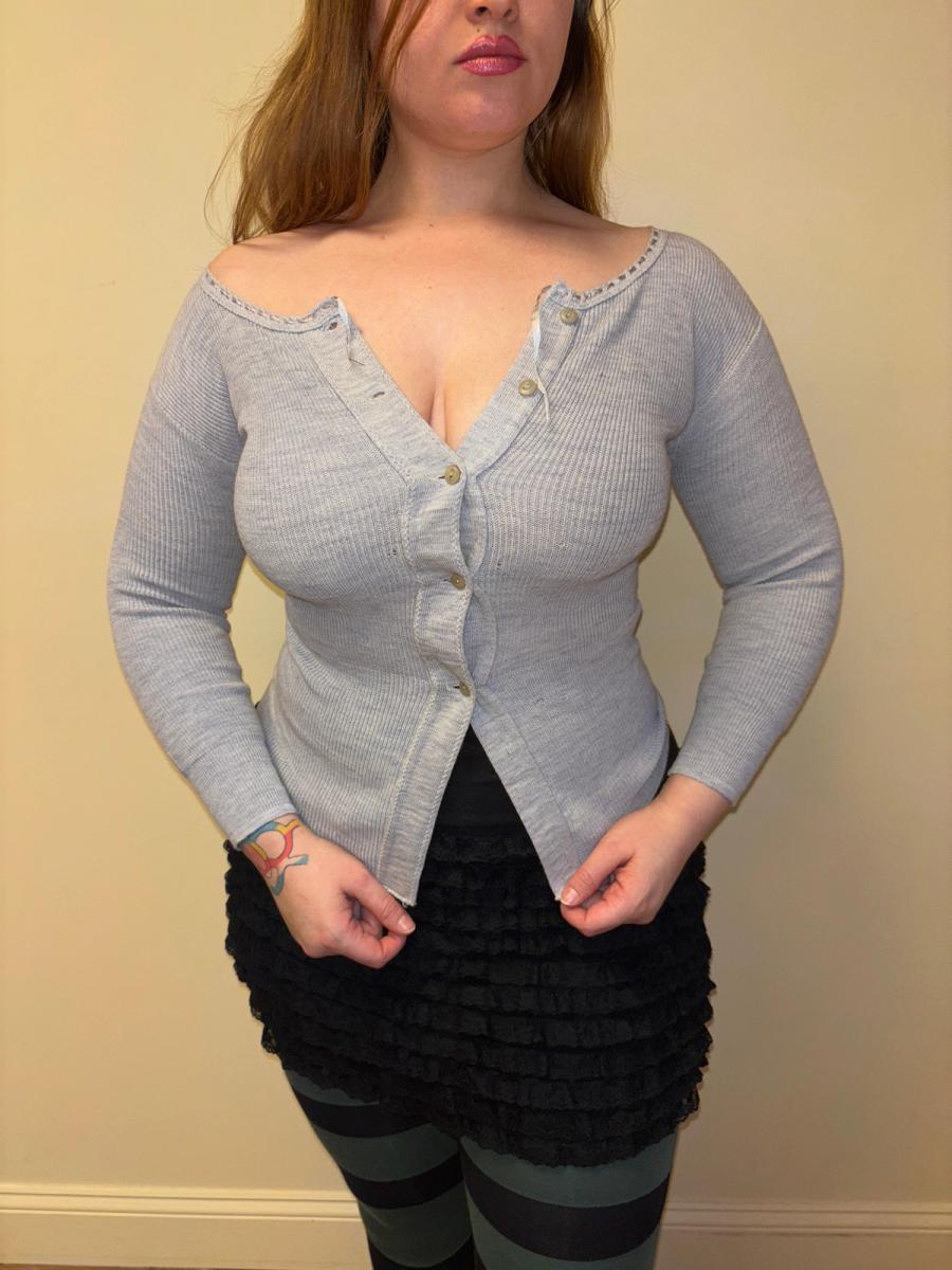 30s or 40s Baby Blue Cardigan product image