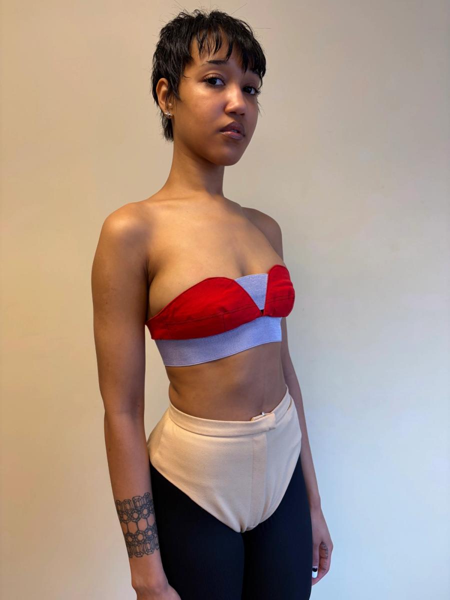 1985 Bodymap Bustier "Barbee Takes A Trip Around Nature's Cosmic Curves" product image