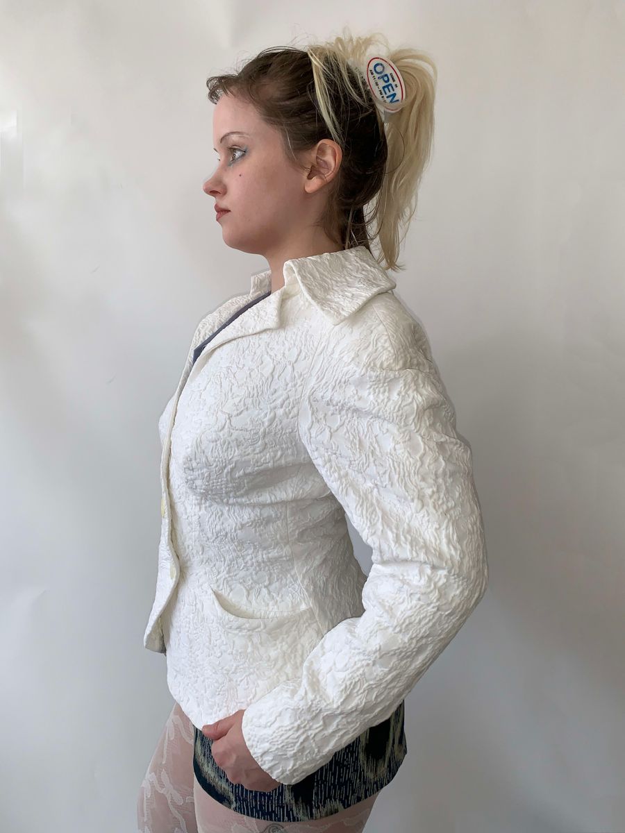 Vivienne Westwood 90s Floral Cotton Jacquard Jacket product image