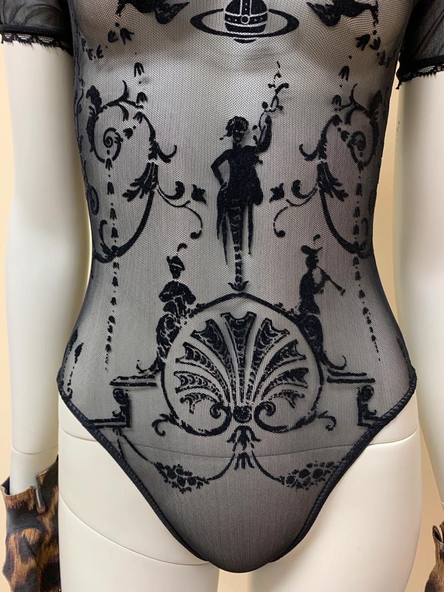 1992 Vivienne Westwood Black Boulle Leotard product image