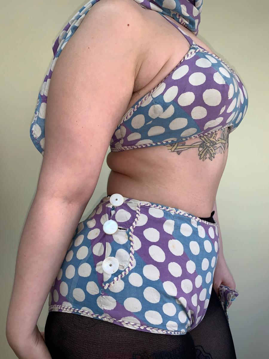 40s Polka Dot Swimsuit Set product image