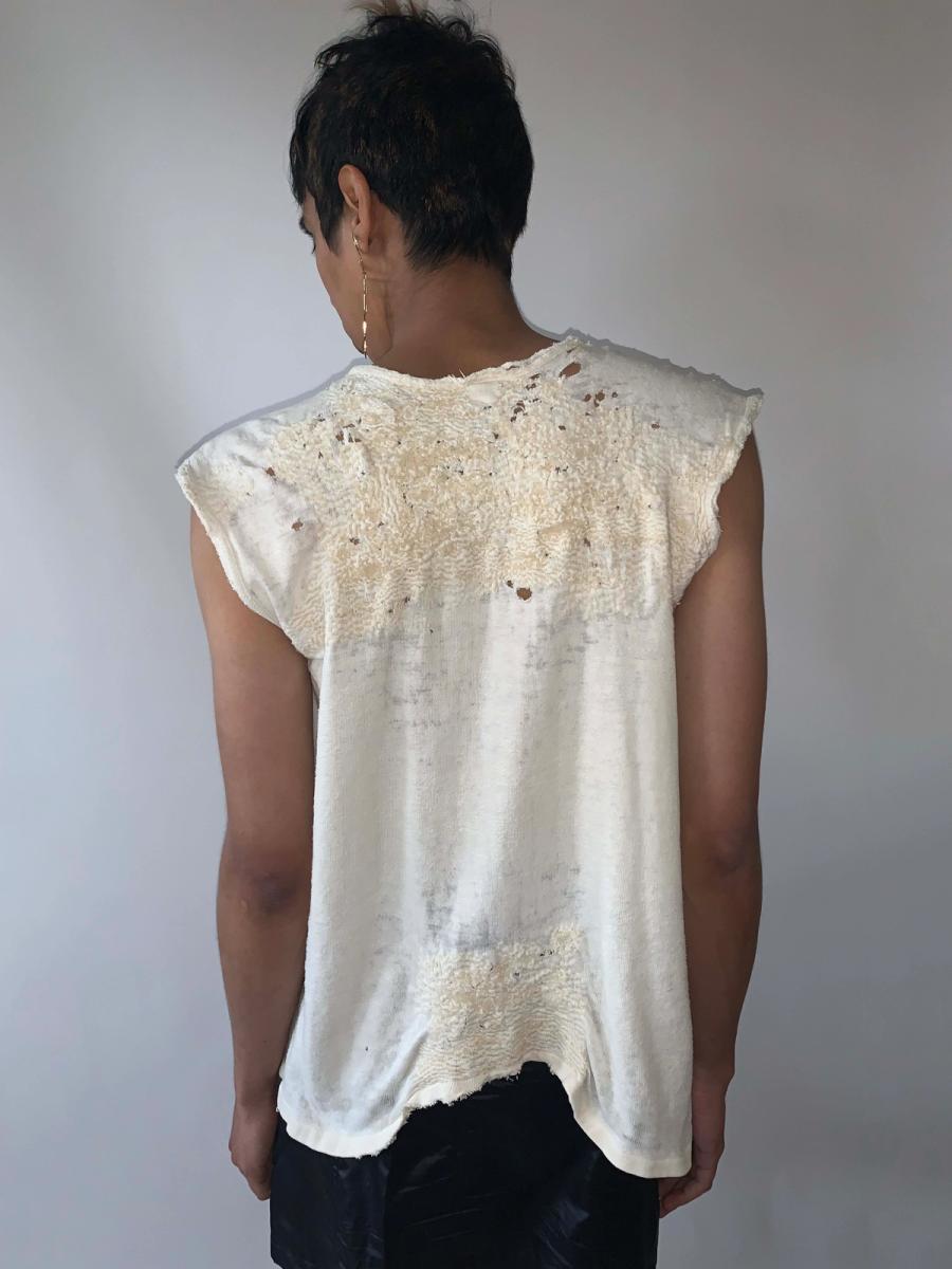Antique Undershirt with Intricate Wool Darns  product image