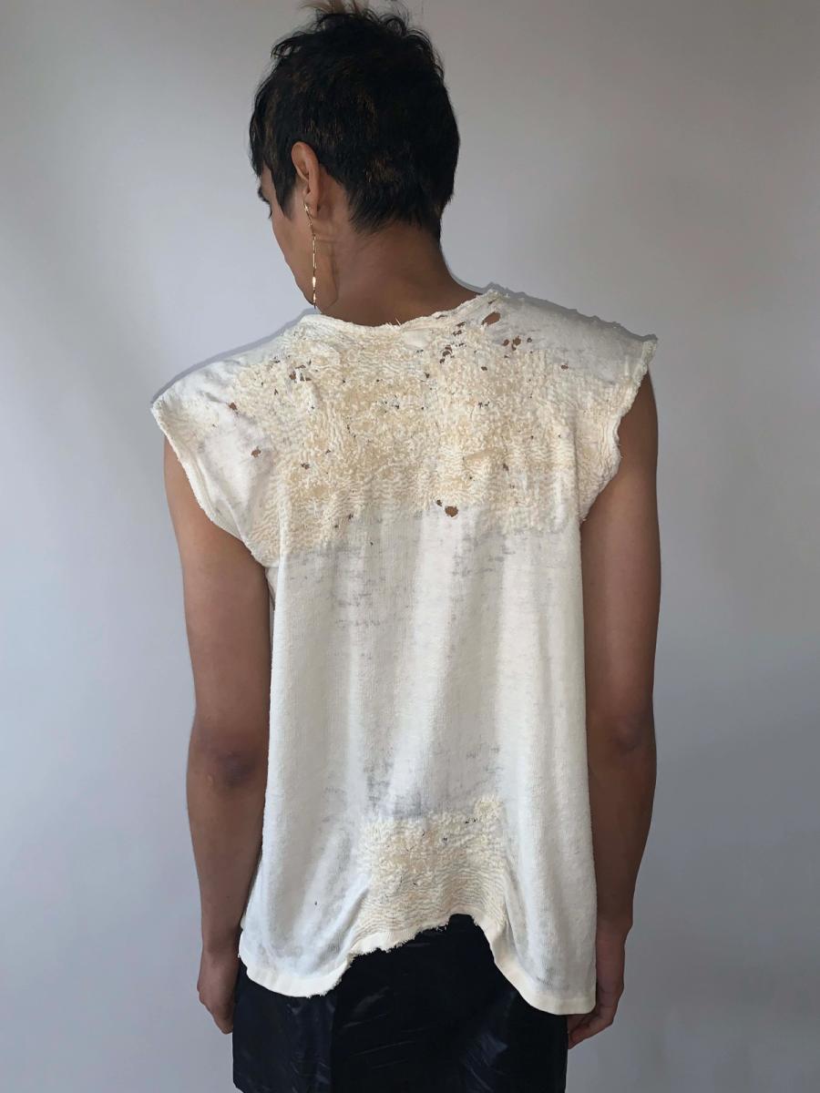 Antique Undershirt with Intricate Wool Darns  product image