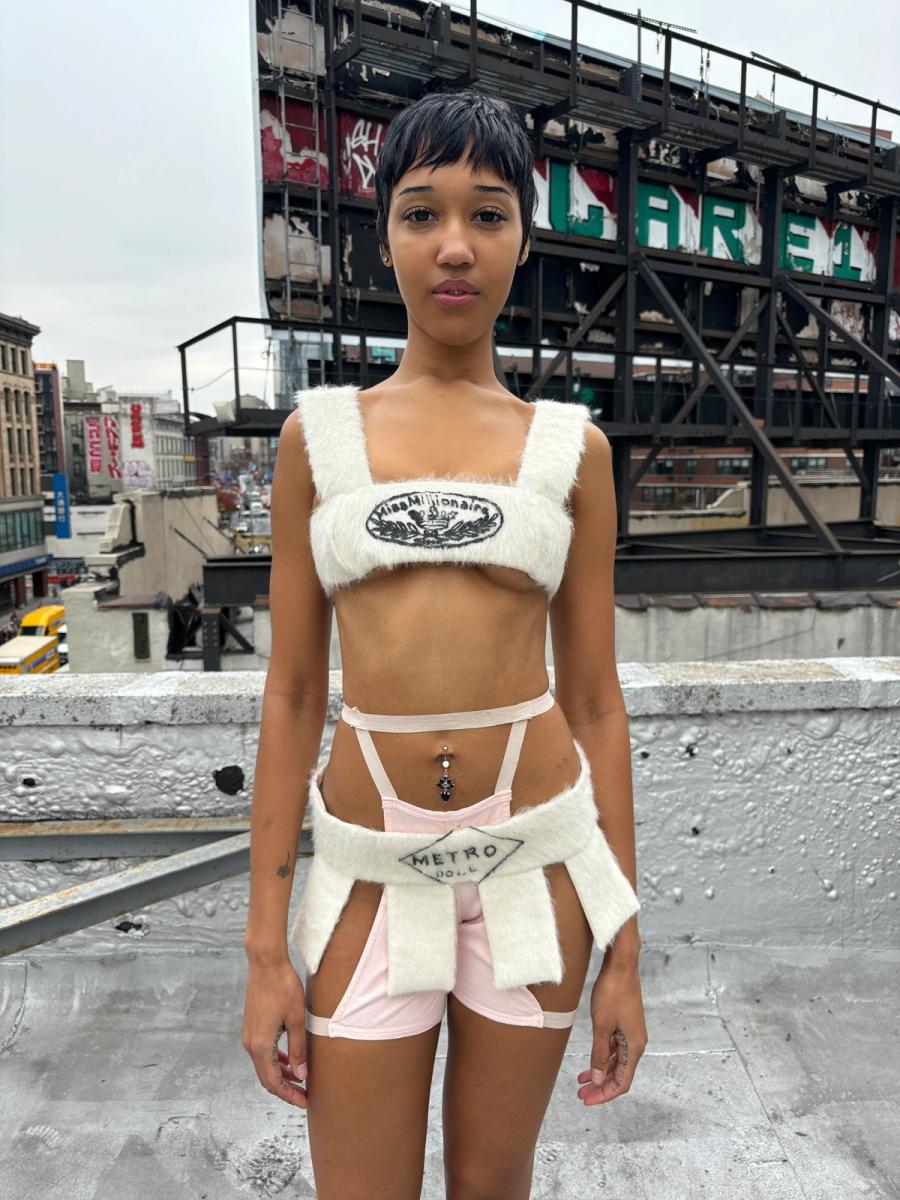 Doll Mark Mohair Mini Skirt product image