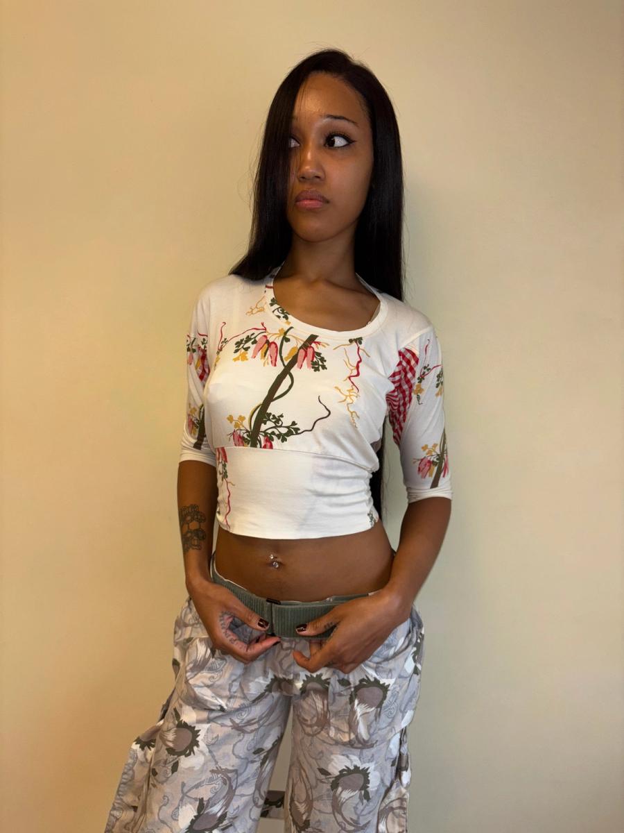 Vivienne Westwood Anglomania Floral Savages Twisted Top product image