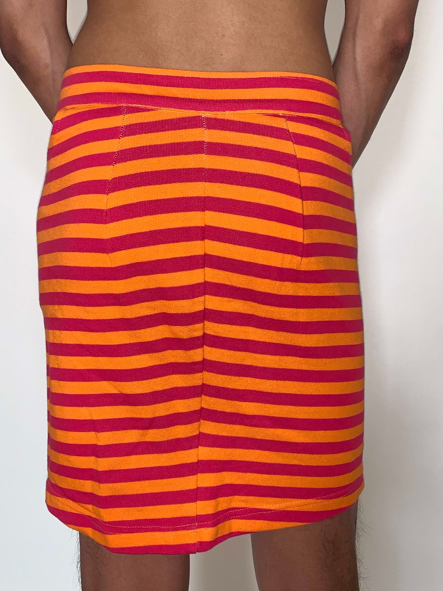 90s Vivienne Westwood Peekaboo Striped Skirt product image