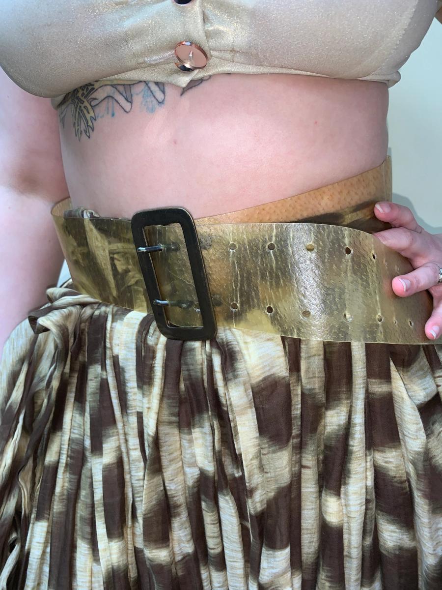 90s Beauty: Beast Clear Leather Belt product image