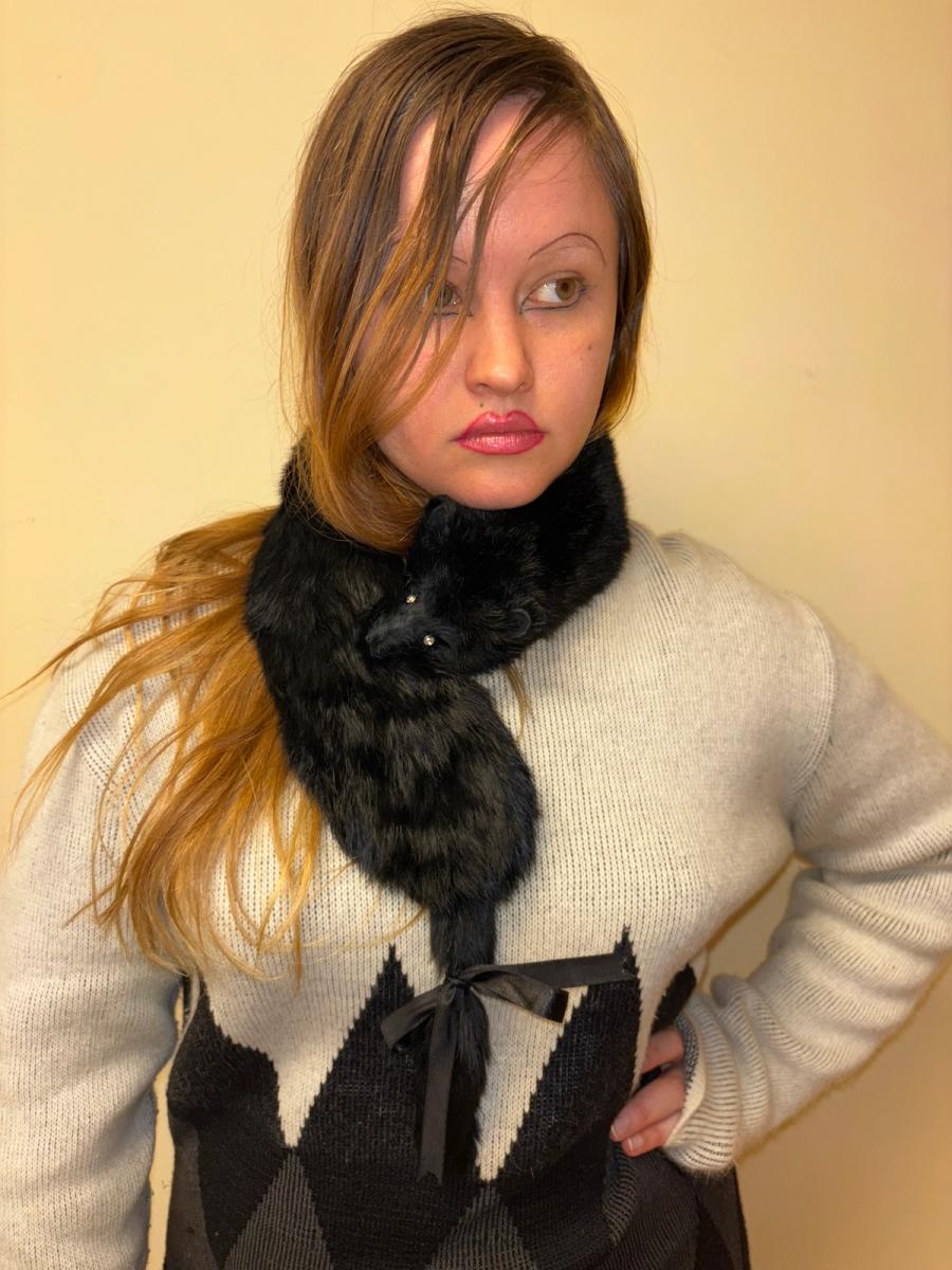 MILK Rabbit Fur "Fox" Stole product image