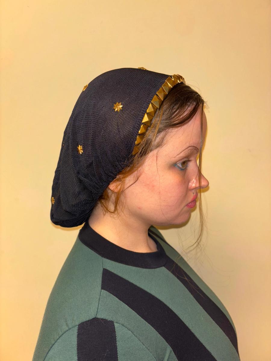 1940s Studded Mesh Snood  product image