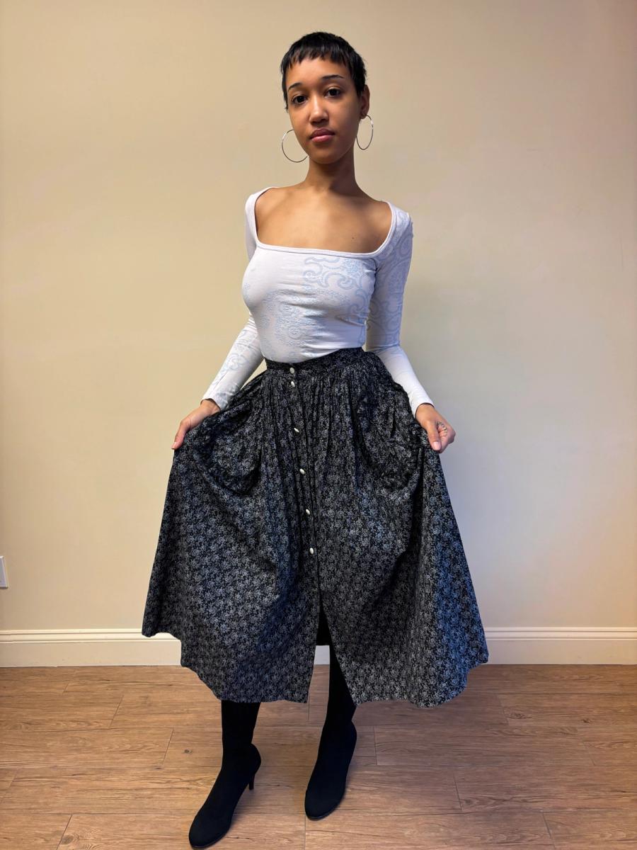 80s Chantal Thomass Provençale Skirt