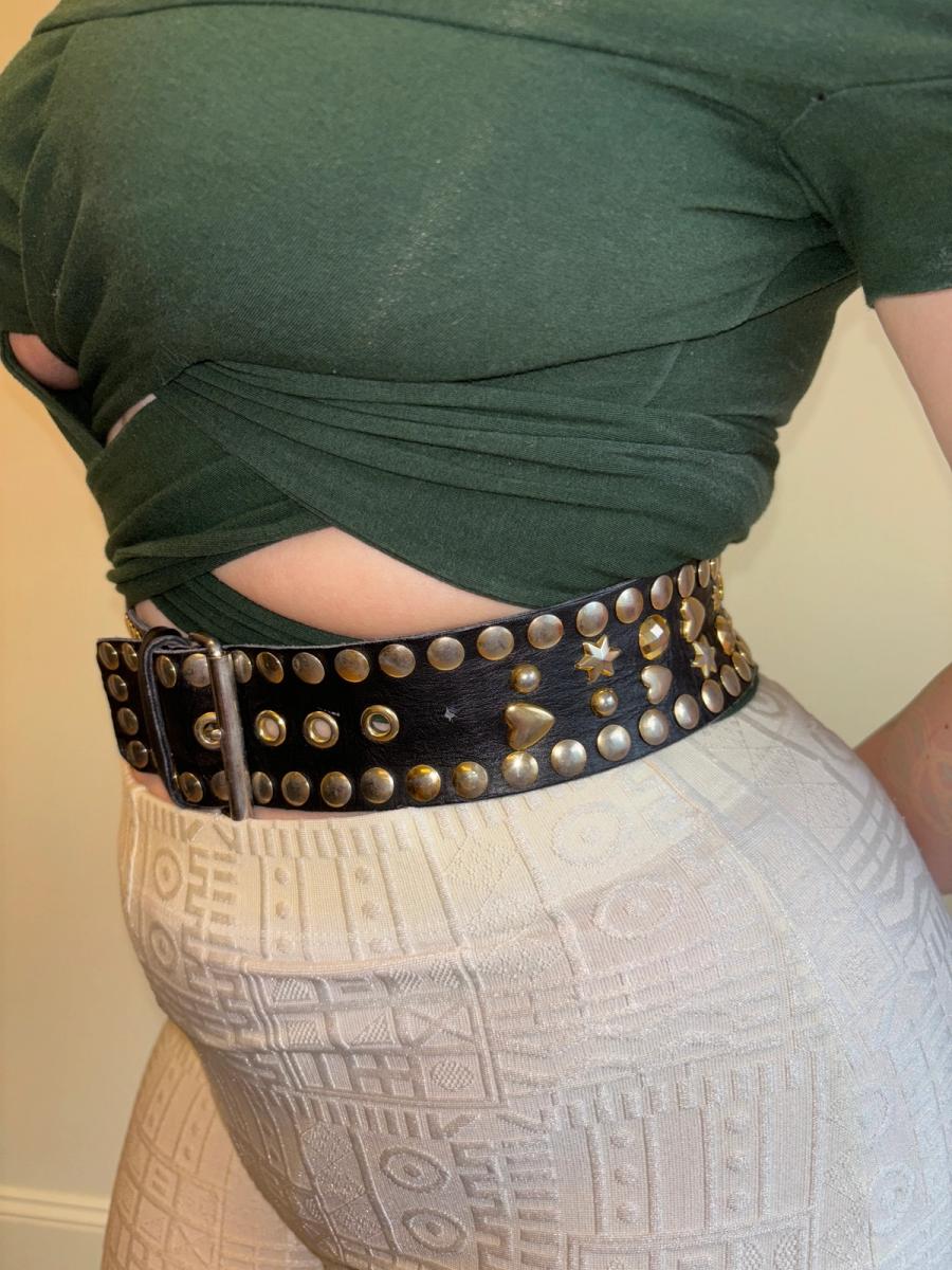 Vintage Sonia Rykiel Studded Belt product image