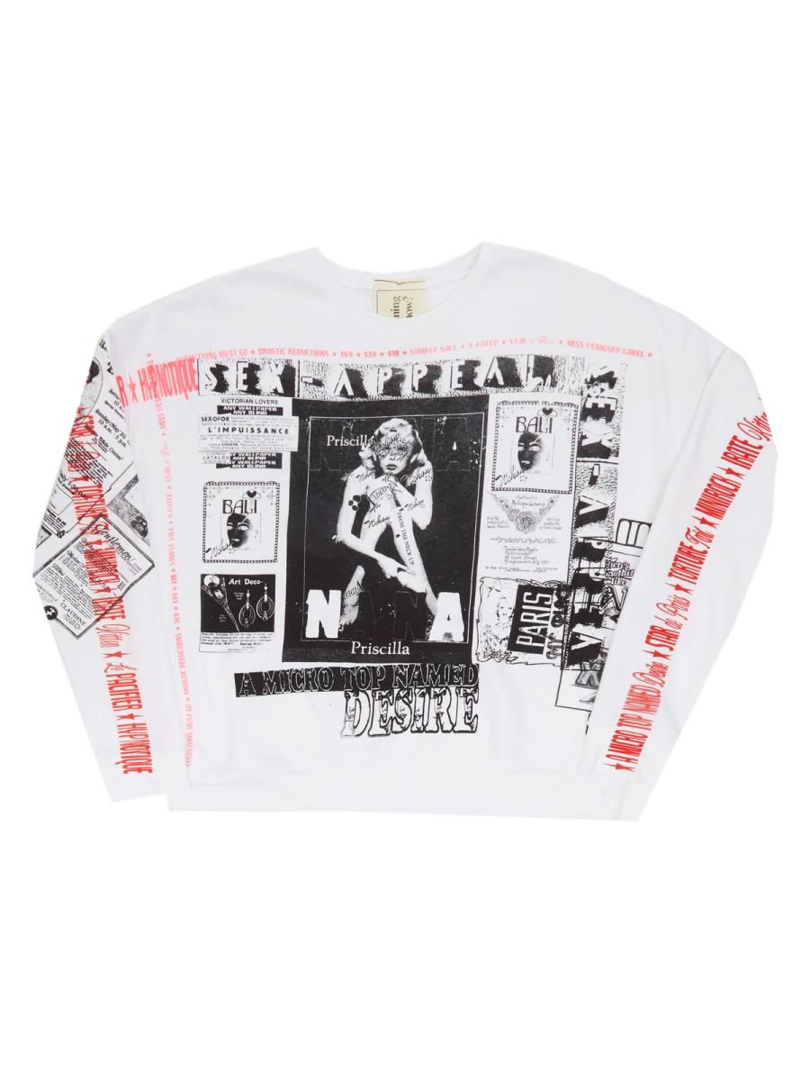 SEX-APPEAL Newsprint Sweatshirt - #8 Le Pacifier