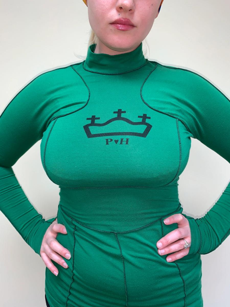 Pam Hogg Clover Mock Neck Dress product image