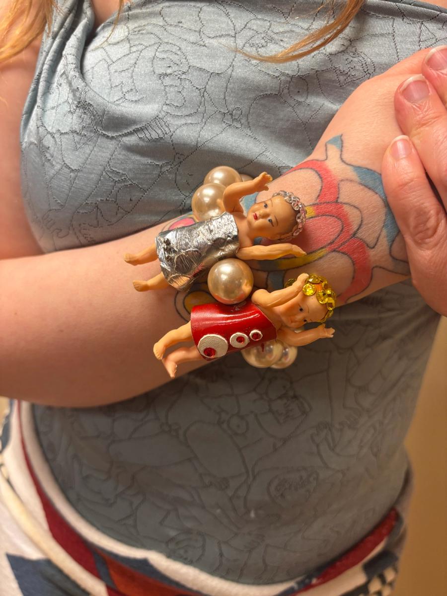 Irina Volkonskii Rhinestone Doll Bracelet product image