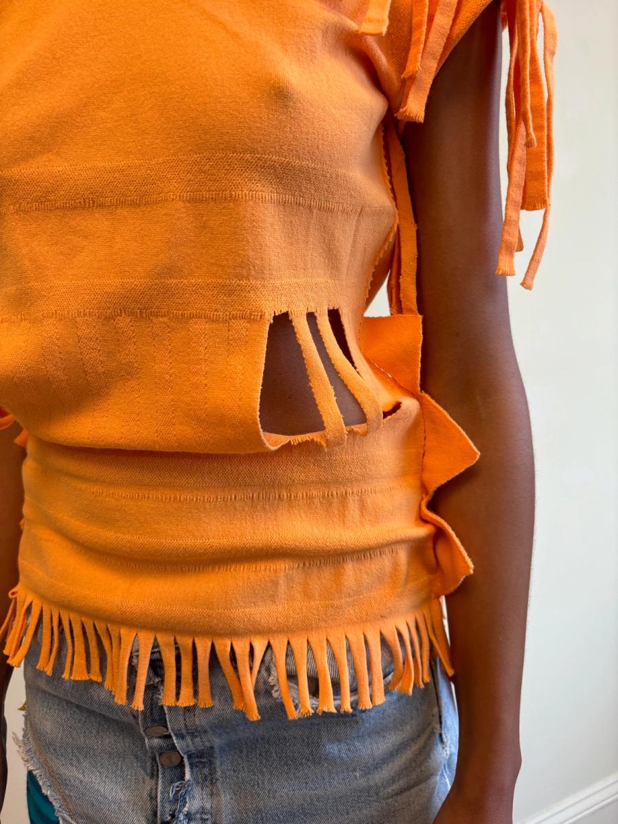 Vintage Issey Miyake APOC Fringe Top product image