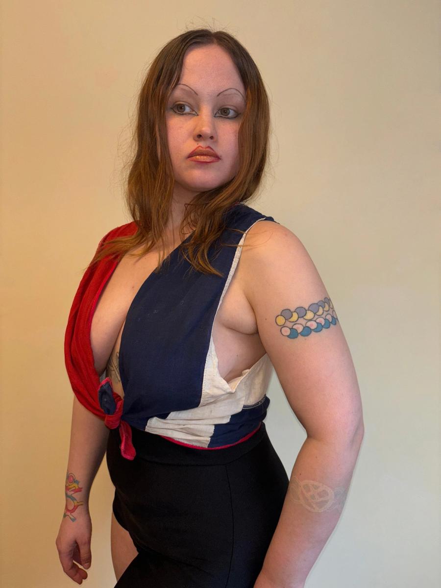 1930s Flag Tie Top product image