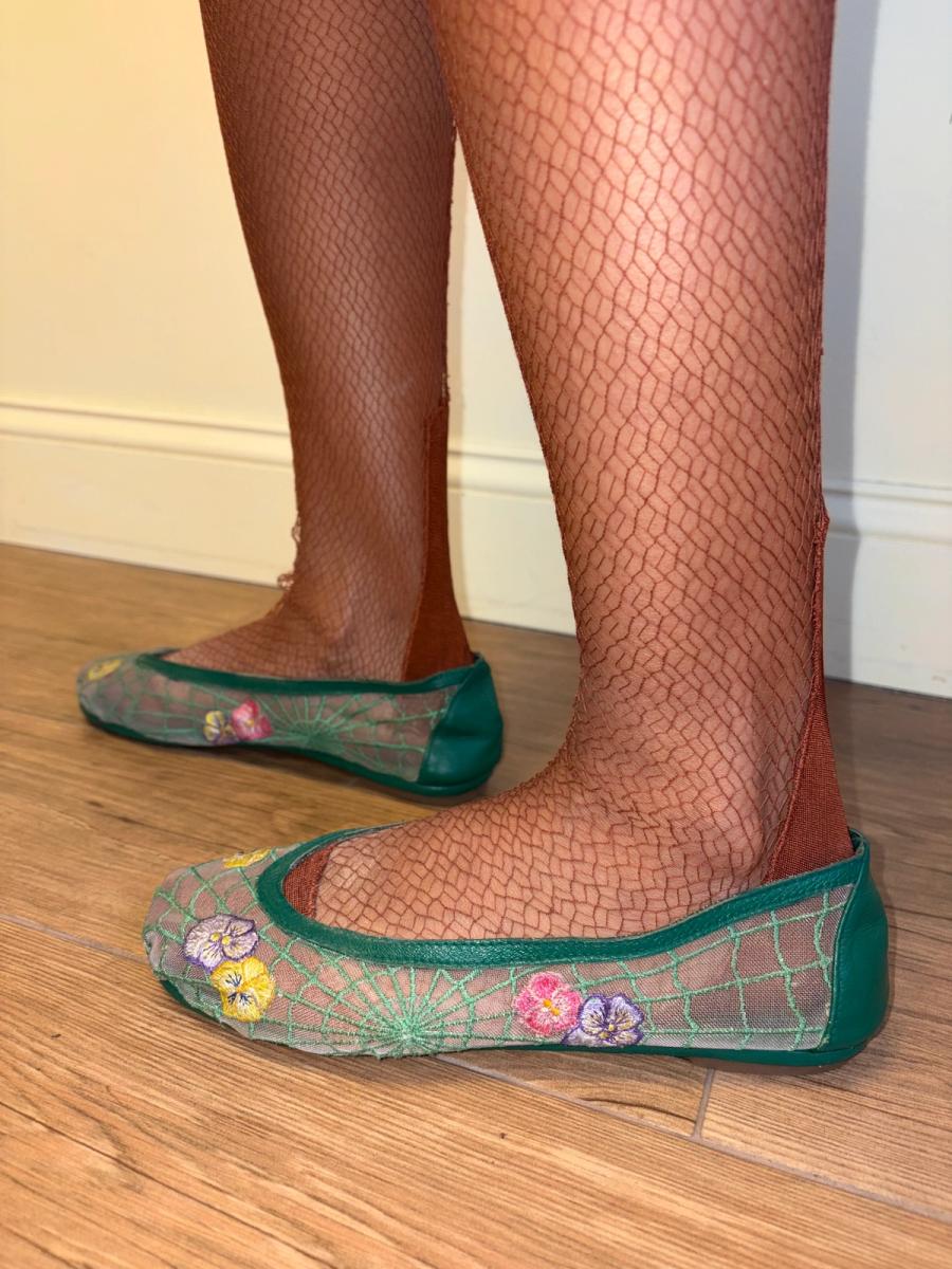Vintage Marjan Pejoski Spiderweb Flats product image