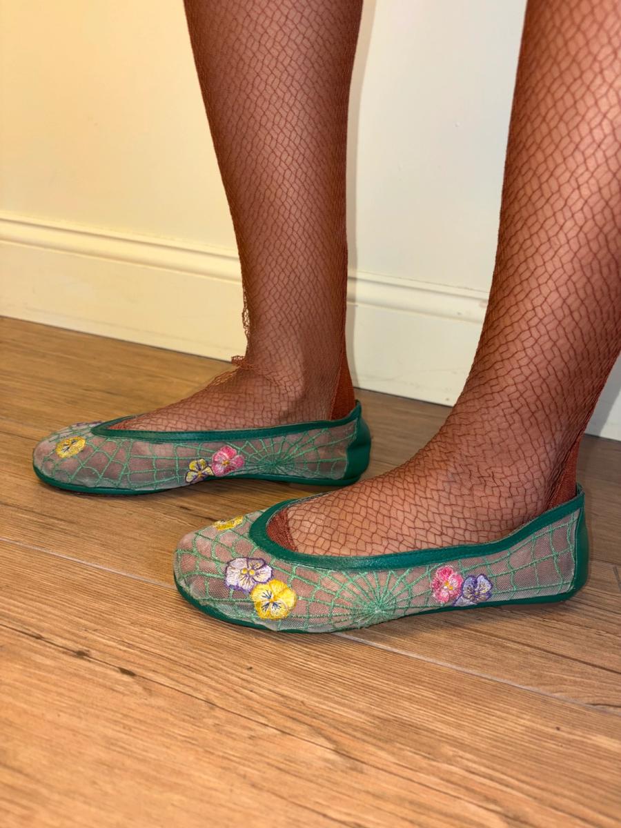 Vintage Marjan Pejoski Spiderweb Flats product image