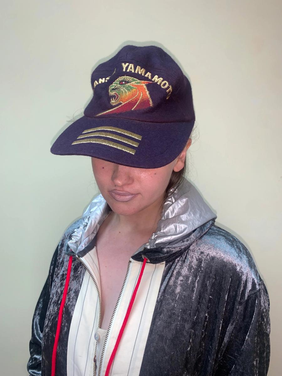 80s Kansai Yamamoto Embroidered Big Cat Hat product image