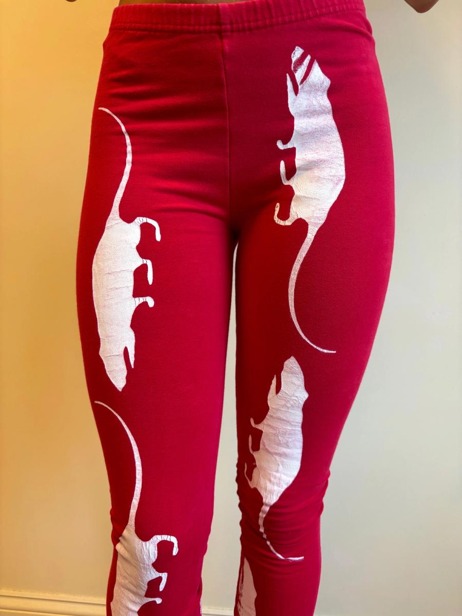 Rat and Chrysler Red Leggings product image
