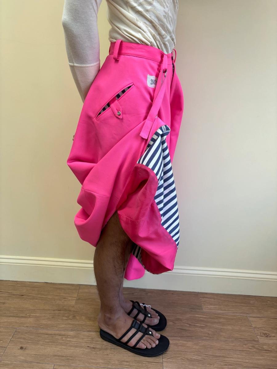 20471120 Hot Pink Convertible Skirt with Pant Leg product image