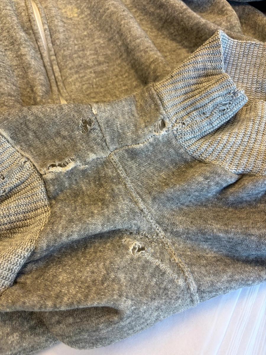 1980 Norma Kamali Gray Zip Up Jumpsuit product image