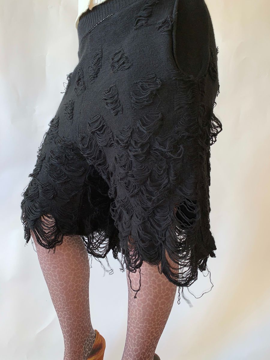 Mikio Sakabe Shredded Knit Shorts  product image