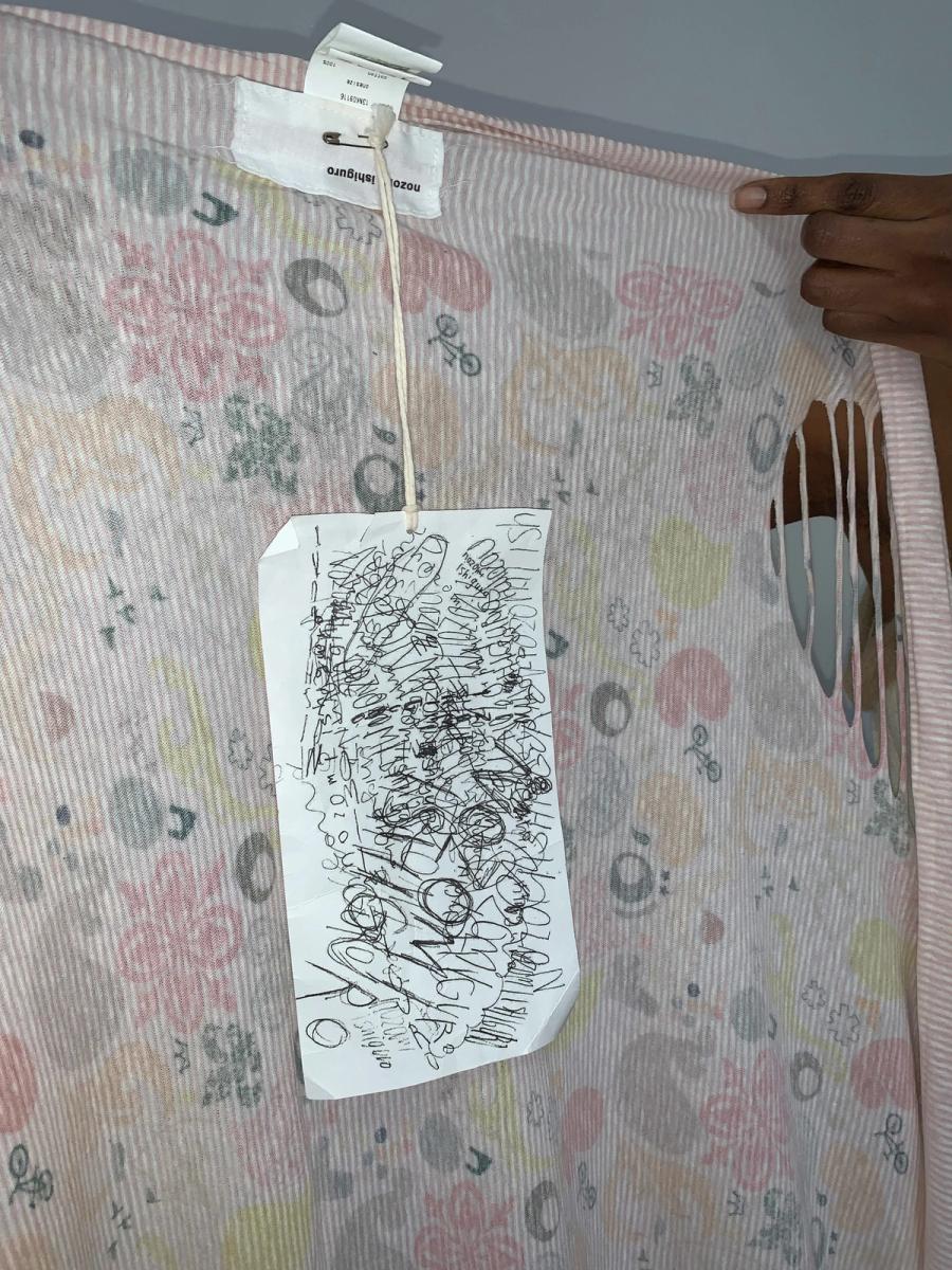 Nozomi Ishiguro Slashed Wrap product image