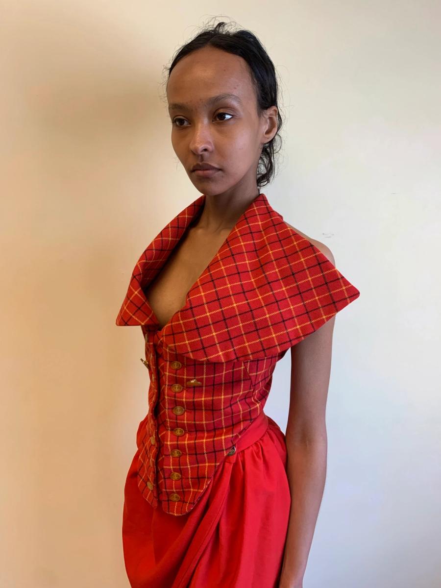 Vivienne Westwood 'Vive la Cocotte' AW 1995 Tartan Corset product image