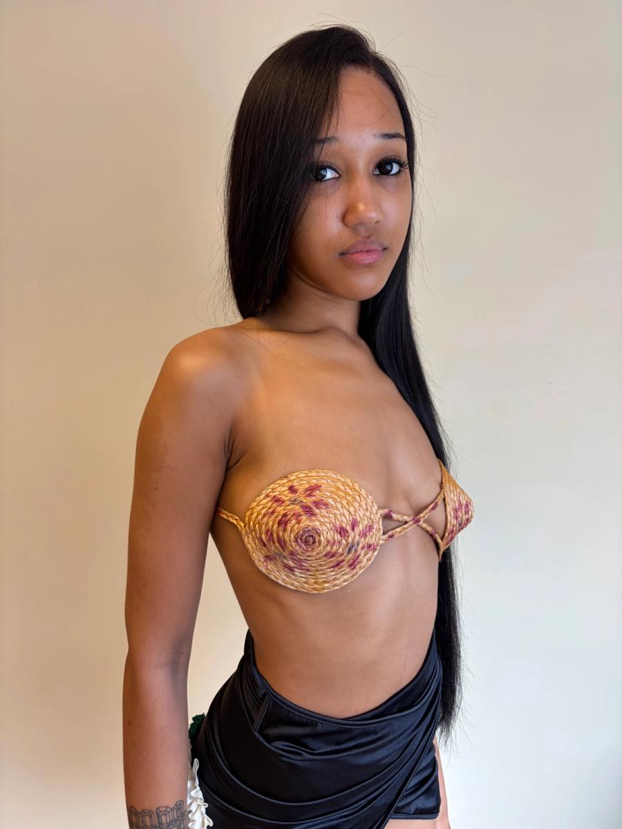 WWII Conical Souvenir Bra From The Philipines product image