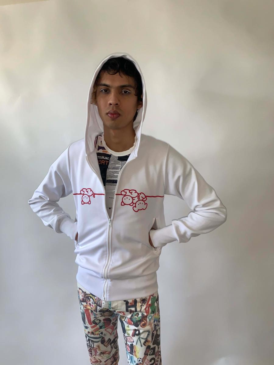 Bernhard Willhelm Animal Elf Hood Sweater product image