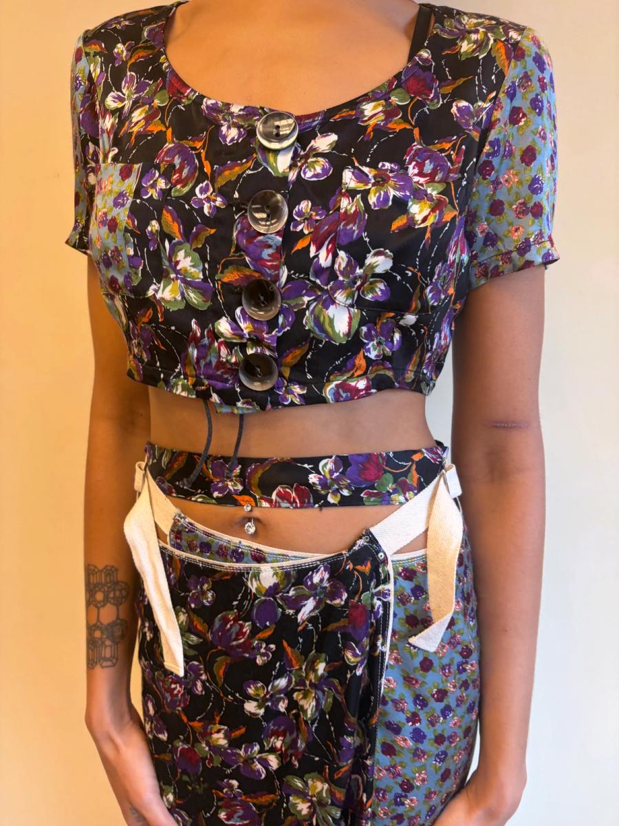 S/S 1994 Jean-Paul Gaultier Runway Floral Ensemble product image