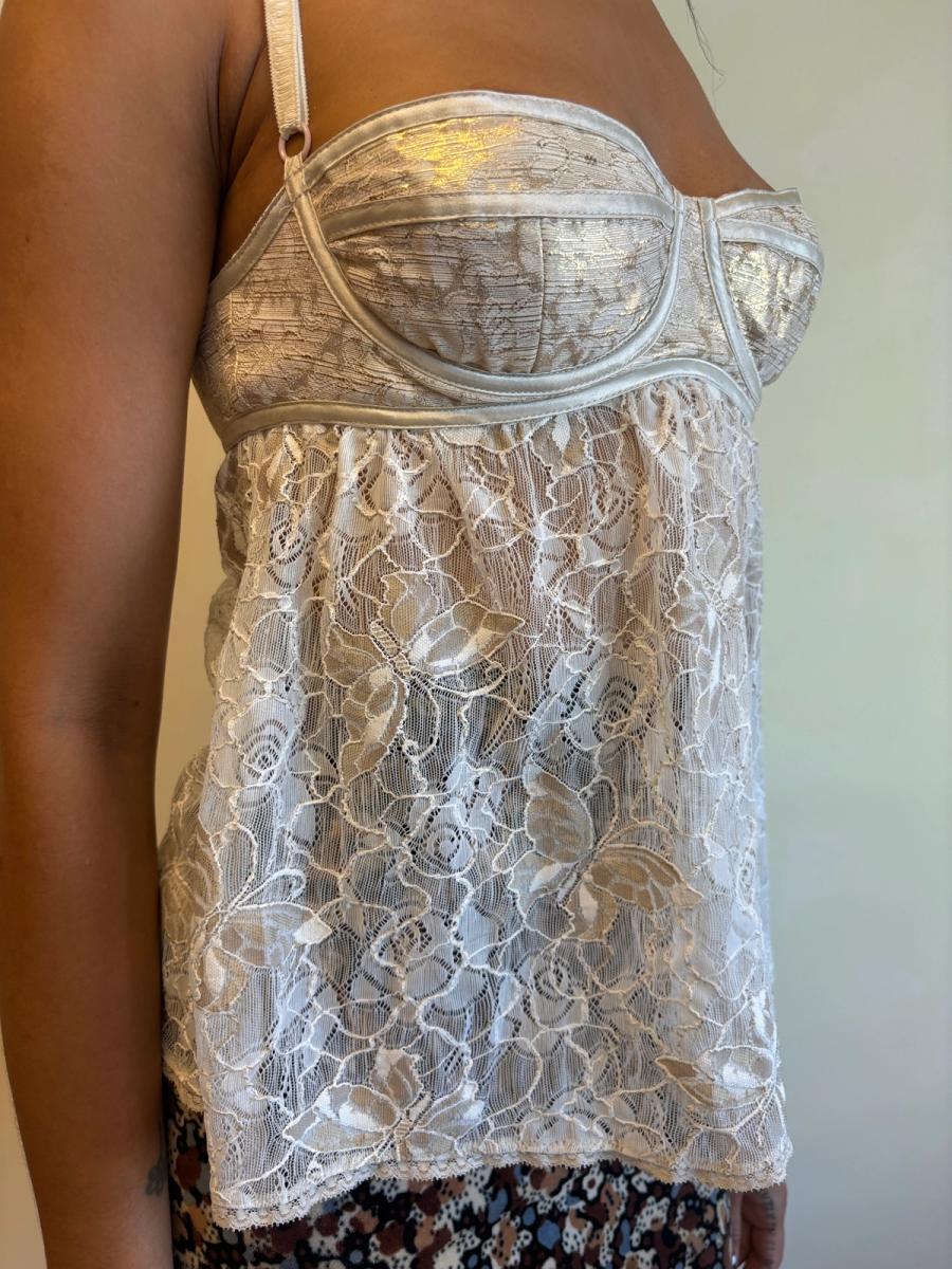 D&G Exposed Bra Babydoll Top product image