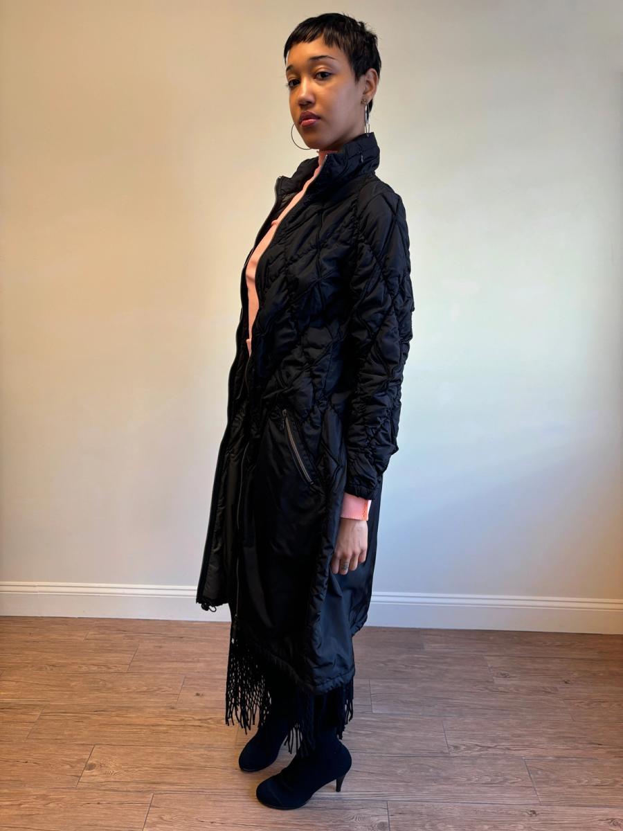 Marithé François Girbaud Long Black Puffer Jacket product image