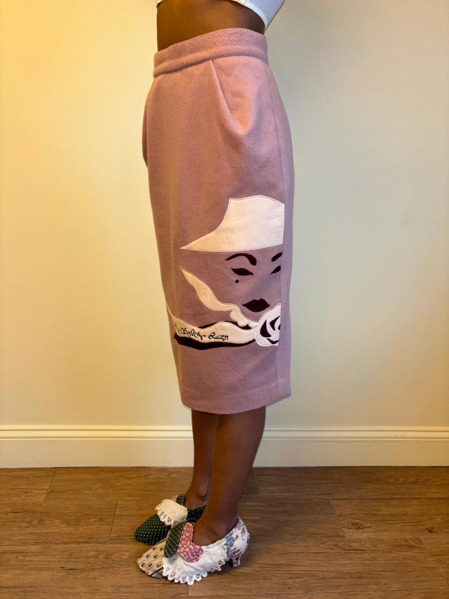 Obscure Desire of Bourgeoisie Felt Portrait Skirt product image