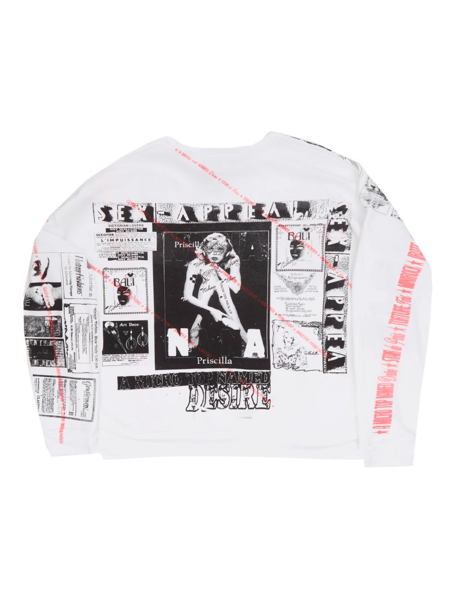 SEX-APPEAL Newsprint Sweatshirt - #5 Classified product image