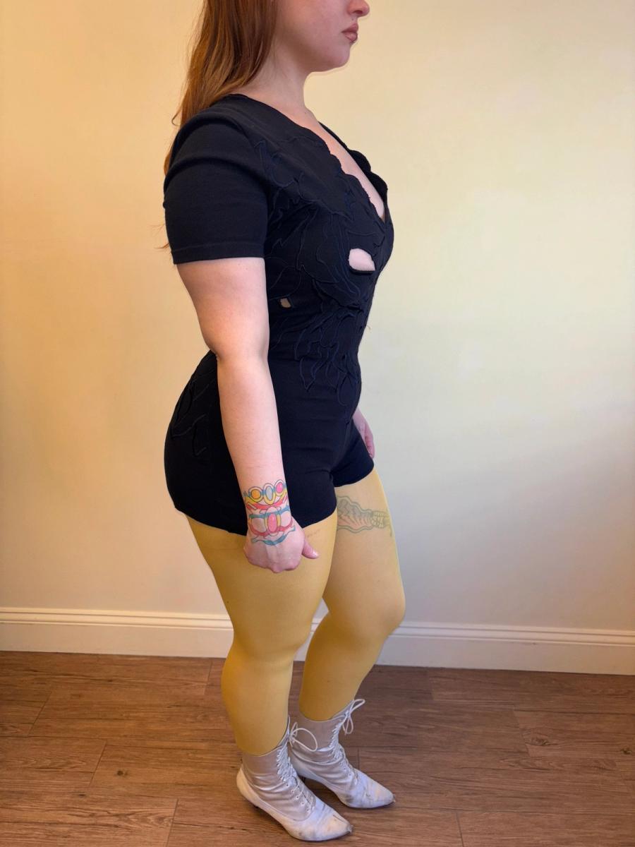 Krizia Maglia Embroidered Panther Bodysuit product image