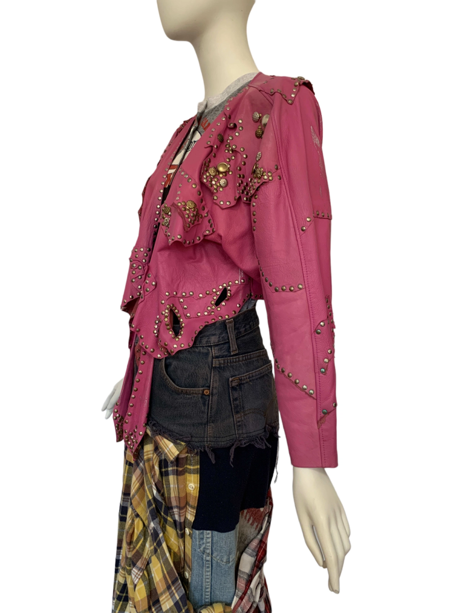 80s Studded Leather Jacket product image