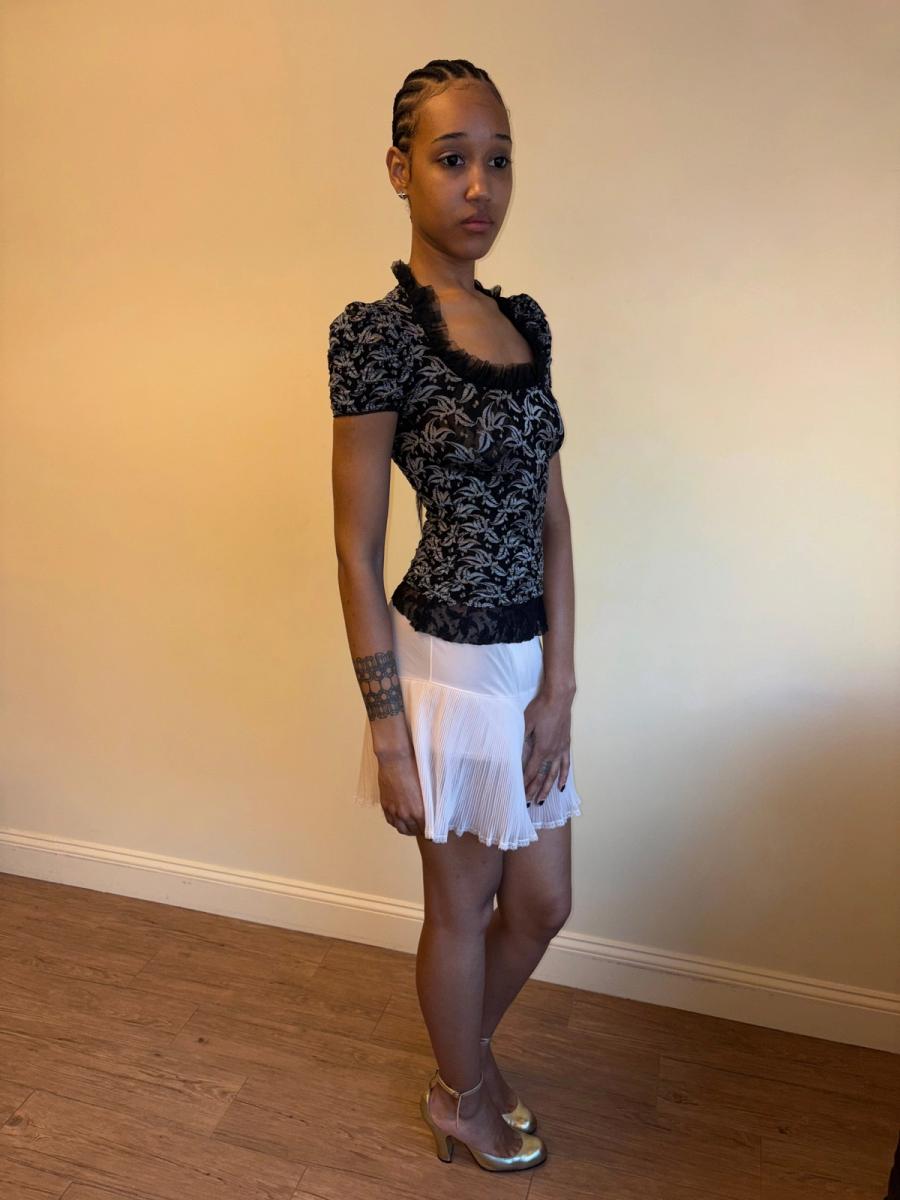 90s Vivienne Westwood Lace Stretch Top product image
