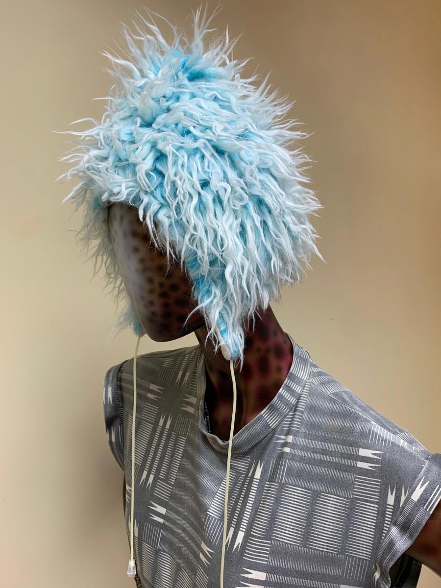 Deadstock Cyberdog Fuzzy Ice Blue Hat product image