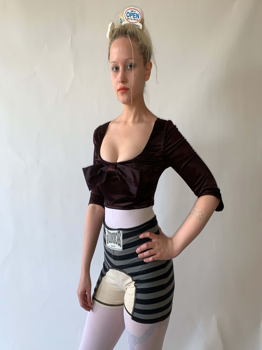 Cafe Society Vivienne Westwood Satin Bow Mini Corset product image